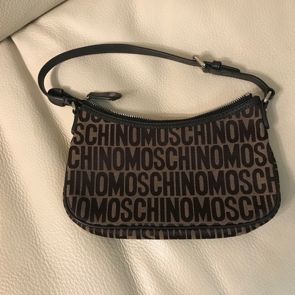 Moschino Handbags - AUTHENTIC Moschino Logo Clutch